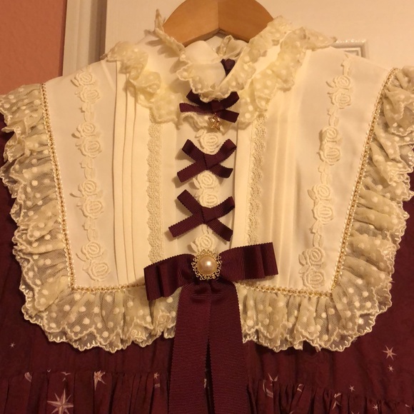 Sold - Honey Honey Cats Astrology Lolita OP Dress Set - Picture 9 of 17